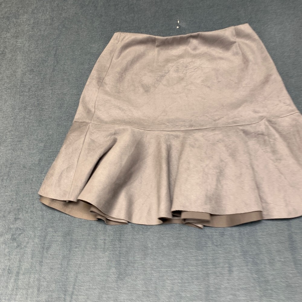 Aqua Grey Ruffled Skirt - Picture 2 of 13